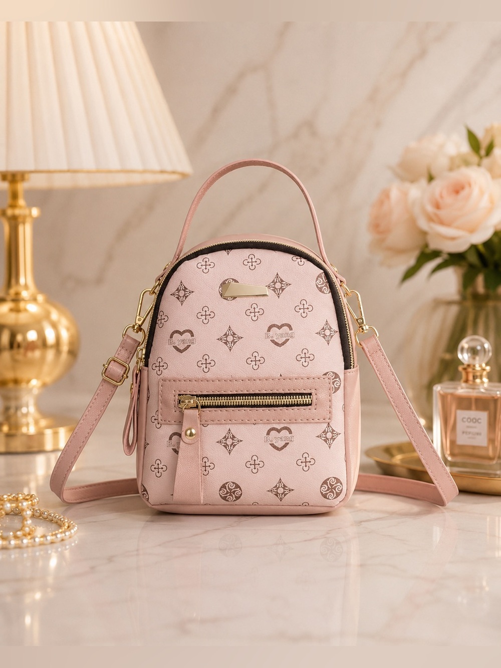 Luxury Designer Inspired Women's Crossbody Backpack